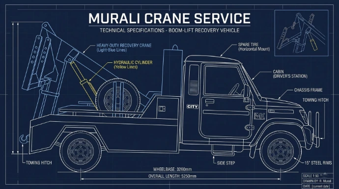 Car Towing Crane Service feature 